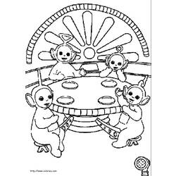 Dessin à colorier: Télétubbies (Dessins Animés) #49680 - Coloriages à Imprimer Gratuits