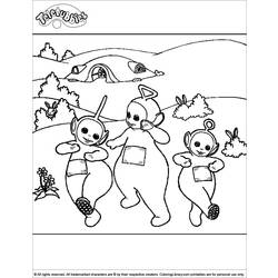 Dessin à colorier: Télétubbies (Dessins Animés) #49699 - Coloriages à Imprimer Gratuits