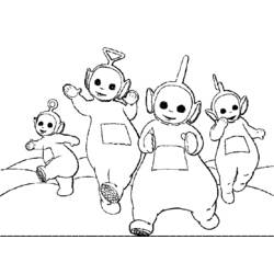 Dessin à colorier: Télétubbies (Dessins Animés) #49739 - Coloriages à Imprimer Gratuits