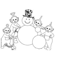 Dessin à colorier: Télétubbies (Dessins Animés) #49783 - Coloriages à Imprimer Gratuits