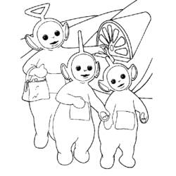 Dessin à colorier: Télétubbies (Dessins Animés) #49839 - Coloriages à Imprimer Gratuits