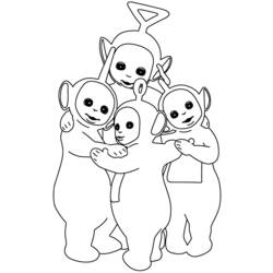 Dessin à colorier: Télétubbies (Dessins Animés) #49905 - Coloriages à Imprimer Gratuits