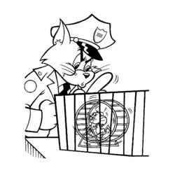 Dessin à colorier: Tom et Jerry (Dessins Animés) #24241 - Coloriages à Imprimer Gratuits