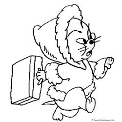 Dessin à colorier: Tom et Jerry (Dessins Animés) #24246 - Coloriages à Imprimer Gratuits