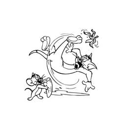 Dessin à colorier: Tom et Jerry (Dessins Animés) #24255 - Coloriages à Imprimer Gratuits
