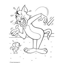 Dessin à colorier: Tom et Jerry (Dessins Animés) #24283 - Coloriages à Imprimer Gratuits