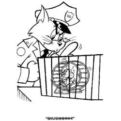 Dessin à colorier: Tom et Jerry (Dessins Animés) #24331 - Coloriages à Imprimer Gratuits