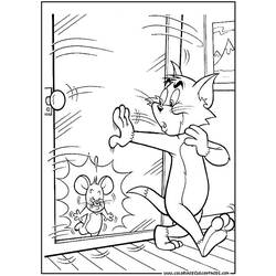 Dessin à colorier: Tom et Jerry (Dessins Animés) #24335 - Coloriages à Imprimer Gratuits