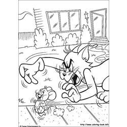 Dessin à colorier: Tom et Jerry (Dessins Animés) #24343 - Coloriages à Imprimer Gratuits