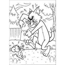 Dessin à colorier: Tom et Jerry (Dessins Animés) #24355 - Coloriages à Imprimer Gratuits
