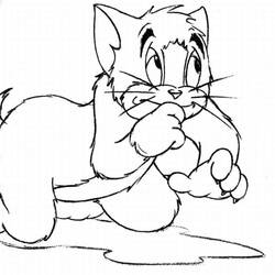 Dessin à colorier: Tom et Jerry (Dessins Animés) #24363 - Coloriages à Imprimer Gratuits