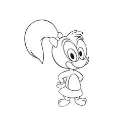 Dessin à colorier: Woody Woodpecker (Dessins Animés) #28420 - Coloriages à imprimer