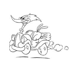 Dessin à colorier: Woody Woodpecker (Dessins Animés) #28446 - Coloriages à Imprimer Gratuits
