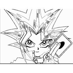 Dessin à colorier: Yu-Gi-Oh! (Dessins Animés) #53152 - Coloriages à Imprimer Gratuits