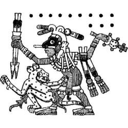 Dessin à colorier: Mythologie Aztèque (Dieux et Déesses) #111530 - Coloriages à imprimer