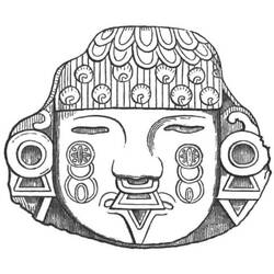 Dessin à colorier: Mythologie Aztèque (Dieux et Déesses) #111566 - Coloriages à imprimer