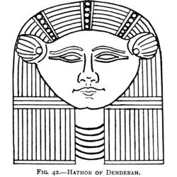 Dessin à colorier: Mythologie Égyptienne (Dieux et Déesses) #111194 - Coloriages à Imprimer Gratuits