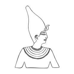 Dessin à colorier: Mythologie Égyptienne (Dieux et Déesses) #111199 - Coloriages à Imprimer Gratuits