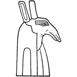 Dessin à colorier: Mythologie Égyptienne (Dieux et Déesses) #111299 - Coloriages à Imprimer Gratuits
