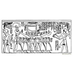 Dessin à colorier: Mythologie Égyptienne (Dieux et Déesses) #111367 - Coloriages à Imprimer Gratuits