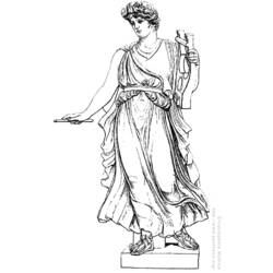 Dessin à colorier: Mythologie Grecque (Dieux et Déesses) #109624 - Coloriages à Imprimer Gratuits