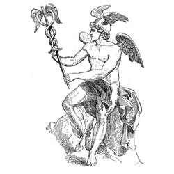 Dessin à colorier: Mythologie Grecque (Dieux et Déesses) #109636 - Coloriages à Imprimer Gratuits