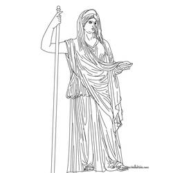 Dessin à colorier: Mythologie Grecque (Dieux et Déesses) #109643 - Coloriages à imprimer