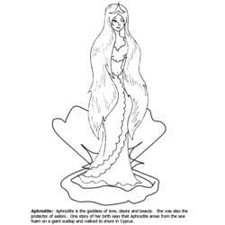 Dessin à colorier: Mythologie Grecque (Dieux et Déesses) #109685 - Coloriages à imprimer
