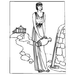 Dessin à colorier: Mythologie Grecque (Dieux et Déesses) #109689 - Coloriages à Imprimer Gratuits