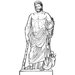 Dessin à colorier: Mythologie Grecque (Dieux et Déesses) #109714 - Coloriages à Imprimer Gratuits