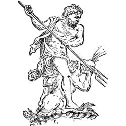 Dessin à colorier: Mythologie Grecque (Dieux et Déesses) #109745 - Coloriages à Imprimer