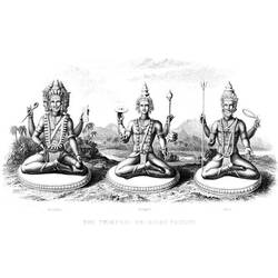 Dessin à colorier: Mythologie Hindou (Dieux et Déesses) #109213 - Coloriages à Imprimer Gratuits