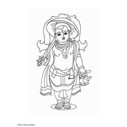 Dessin à colorier: Mythologie Hindou (Dieux et Déesses) #109235 - Coloriages à Imprimer Gratuits