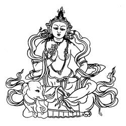 Dessin à colorier: Mythologie Hindou (Dieux et Déesses) #109255 - Coloriages à Imprimer Gratuits