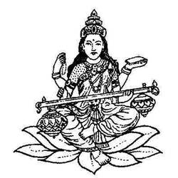 Dessin à colorier: Mythologie Hindou (Dieux et Déesses) #109304 - Coloriages à Imprimer Gratuits