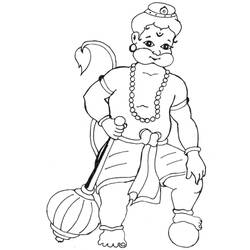 Dessin à colorier: Mythologie Hindou (Dieux et Déesses) #109361 - Coloriages à Imprimer Gratuits
