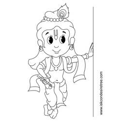 Dessin à colorier: Mythologie Hindou (Dieux et Déesses) #109409 - Coloriages à Imprimer Gratuits