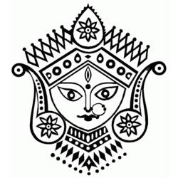 Dessin à colorier: Mythologie Hindou (Dieux et Déesses) #109435 - Coloriages à Imprimer Gratuits