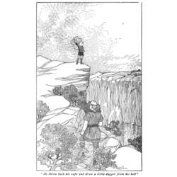 Dessin à colorier: Mythologie Nordique (Dieux et Déesses) #110504 - Coloriages à Imprimer Gratuits