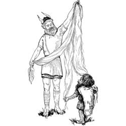 Dessin à colorier: Mythologie Nordique (Dieux et Déesses) #110533 - Coloriages à Imprimer Gratuits