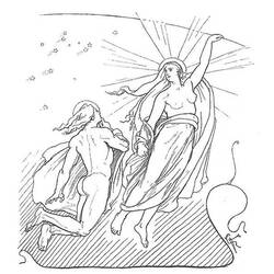 Dessin à colorier: Mythologie Nordique (Dieux et Déesses) #110567 - Coloriages à Imprimer Gratuits