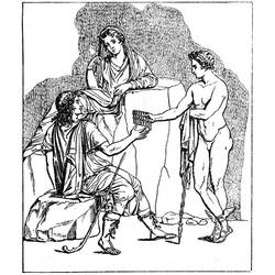 Dessin à colorier: Mythologie Romaine (Dieux et Déesses) #110093 - Coloriages à Imprimer Gratuits
