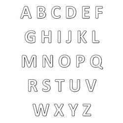 Dessin à colorier: Alphabet (Éducatifs) #124587 - Coloriages à imprimer