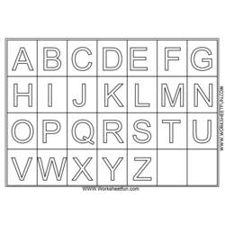 Dessin à colorier: Alphabet (Éducatifs) #124594 - Coloriages à imprimer