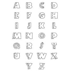 Dessin à colorier: Alphabet (Éducatifs) #124608 - Coloriages à Imprimer Gratuits