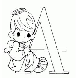 Dessin à colorier: Alphabet (Éducatifs) #124780 - Coloriages à Imprimer Gratuits