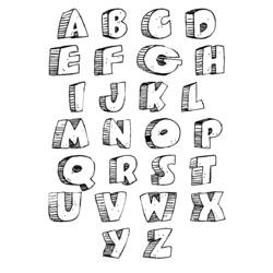 Dessin à colorier: Alphabet (Éducatifs) #124916 - Coloriages à Imprimer Gratuits