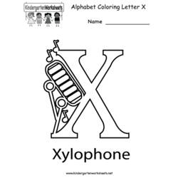 Dessin à colorier: Alphabet (Éducatifs) #125058 - Coloriages à Imprimer Gratuits