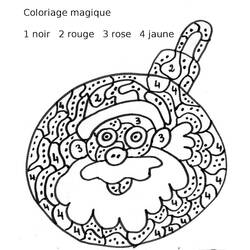 Dessin à colorier: Coloriage magique (Éducatifs) #126147 - Coloriages à Imprimer Gratuits