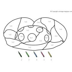 Dessin à colorier: Coloriage magique (Éducatifs) #126254 - Coloriages à Imprimer Gratuits